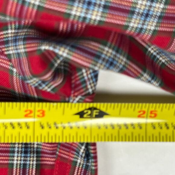 Brooks Brothers Casual Shirt Non-Iron Red Plaid Long-Sleeve Button-Down Sz M - Picture 9 of 10